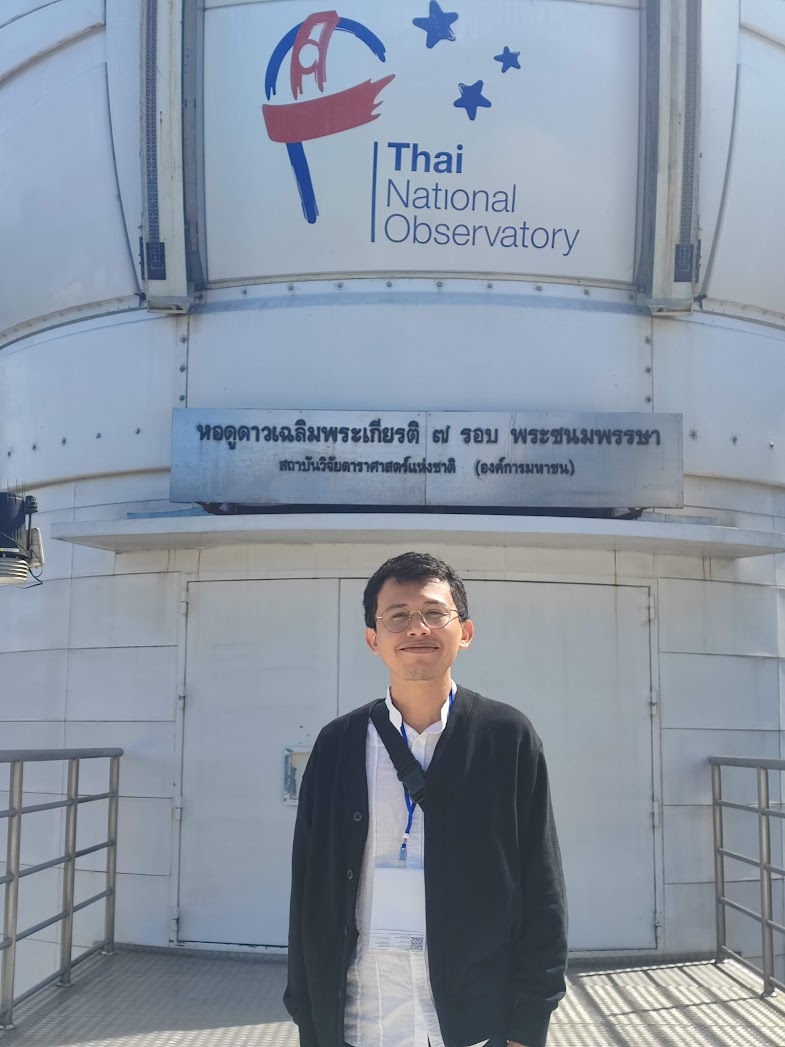 Carlos López-Cobá at the Thai National Observatory